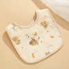 Baby Pure Cotton Waterproof Bib And Mouth Water Towel - Koala