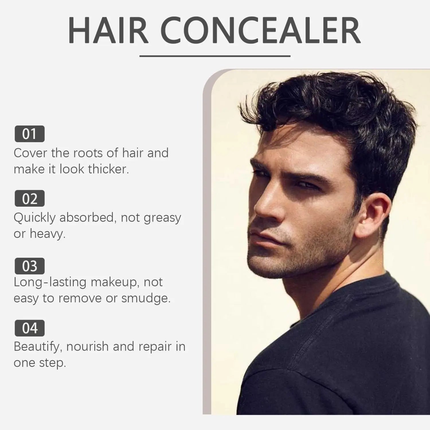 Concealer lichid pentru păr pentru subțierea cu acid hialuronic 50 ml