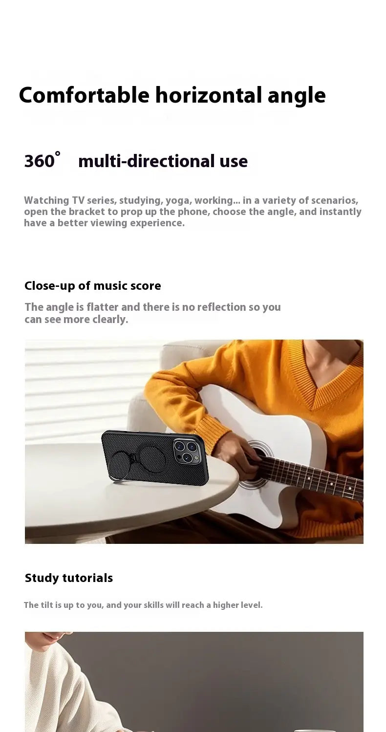 Supporto magnetico per custodia in fibra di carbonio per 16Promax