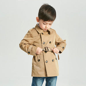 Kids’ Overcoat Spring Boy’s Trench Coat Mid-length