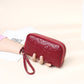 Double Zipper Mobile Phone Baotou Layer Cowhide Ladies - Zip It Good with the Double Zipper Cowhide Purse