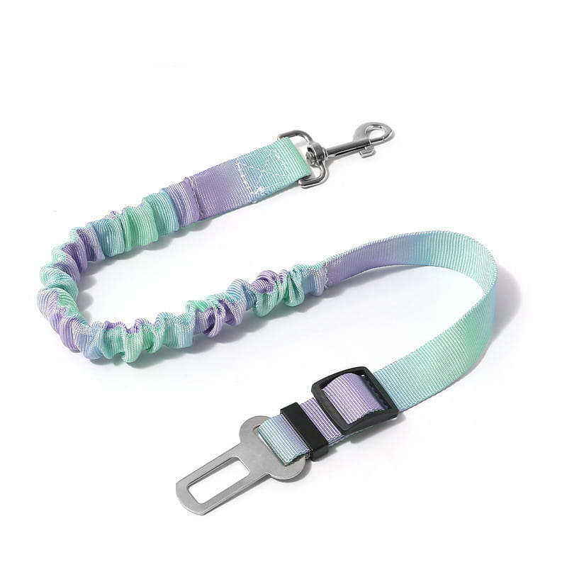 Rosa gradient handhållning rep koppel elastisk husdjur bly 60-80 cm justerbar