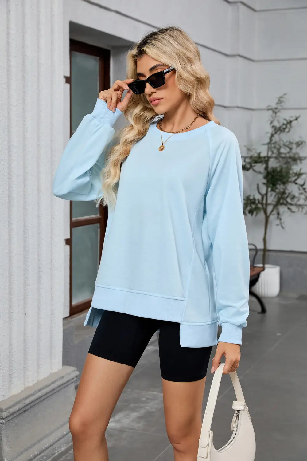 Naiste pikkade varrukatega lahtine pulloveri kampsun mitmes värvitoonis ja suuruses