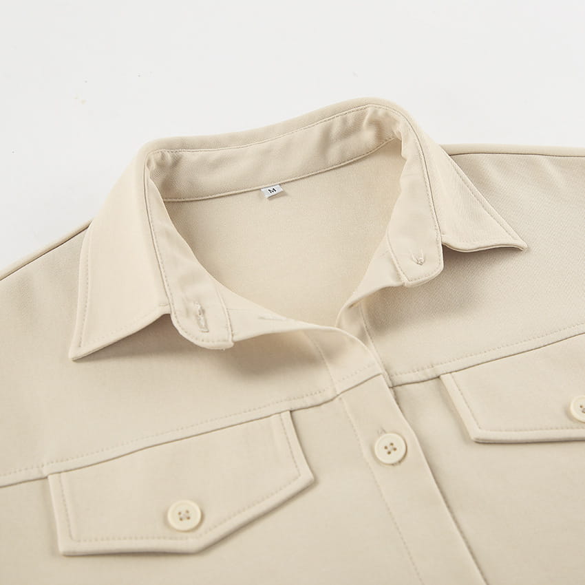 Robe épaule à manches longues kaki Jupe décontractée en polyester pour femmes S-xl