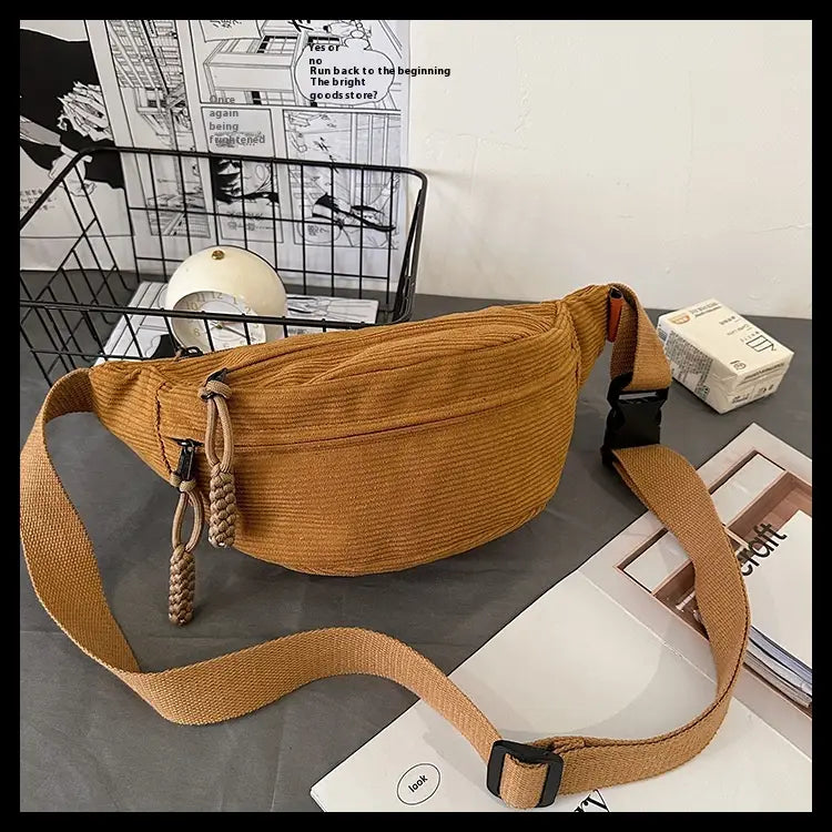 Casual Crossbody Shoulder Bag with Preppy Style and Polyester Lining