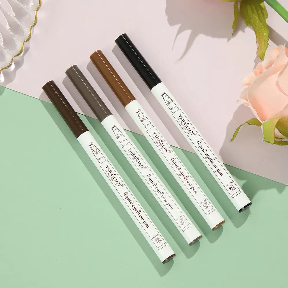 Four Fork Distinct Eyebrow Pencil Makeup with Long-Lasting Packaging