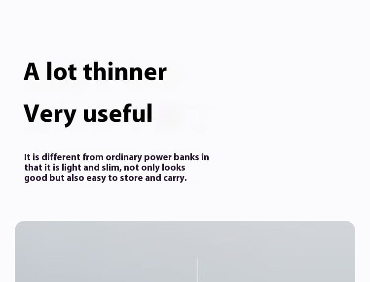 Banc Cumhachta Iniompartha 10000Mah USB A1245 Pacáiste Battery Dlúth Muirearú Fast