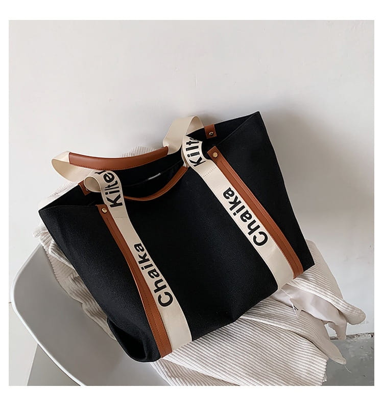 Casual Fashion Canvas Clamshell Bag with European Retro Design for United States