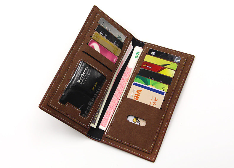 Men’s Wallets Long Vertical Large Capacity - Tired of Your Wallet? Try This Big Boy Instead