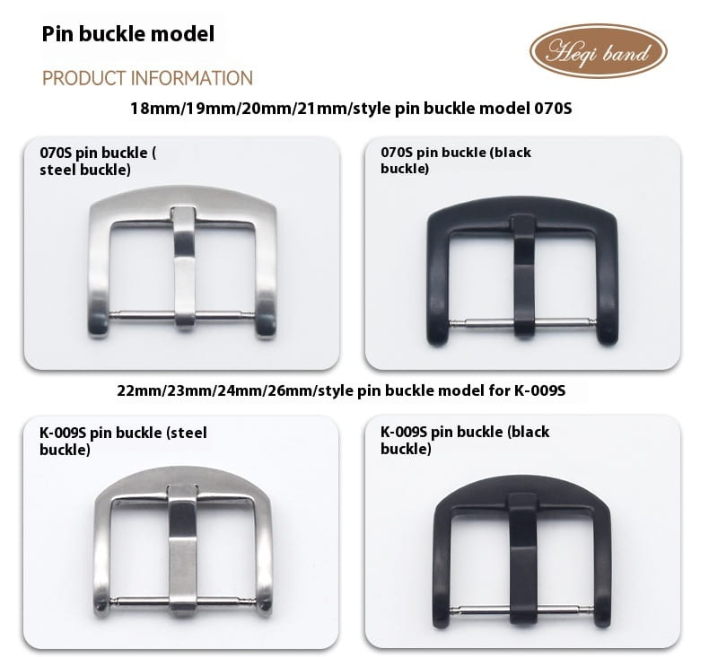 Leather Handmade Leather Strap Vintage Strap 20mm Needle Buckle Men’s Style