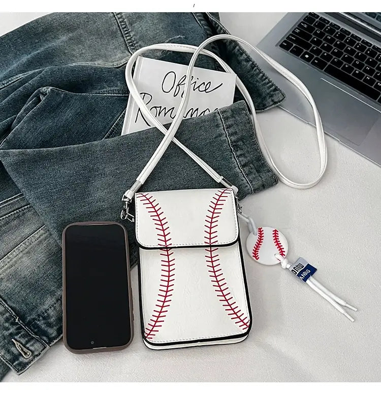 Fehér és sárga puha PU válltáska belső cipzárral