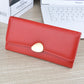 Women’s Long Wallet Soft Leather Wallet Multi-card-slot Card Holder Retro Fashion Minimalism Large-capacity Handbag