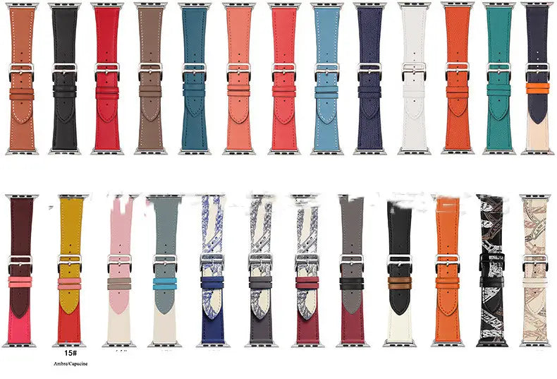 Fashionable And Simple Single-ring Leather Strap