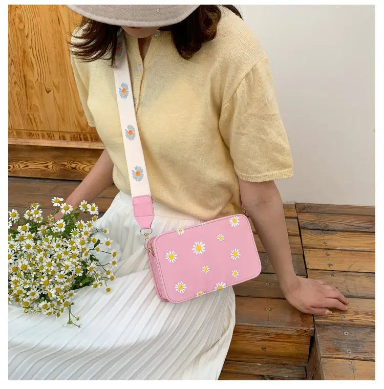 Crossbody PU -Leder -Umhängetasche für Frauen mit verstellbarem Riemen mehrfarbig