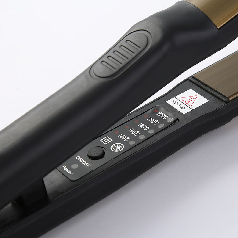 Adjustable Temperature Multi Sided Heating Straightening And Curly Hair Straightener