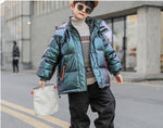 Western Style Big Kids Thick Winter Children’s White Duck Down Jacket