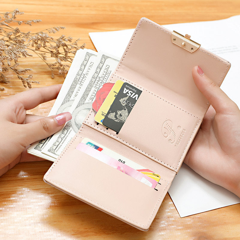 Women’s Fashion Candy Color Folding Money Clip - Stylish Money Clip for Women Sweet as Candy