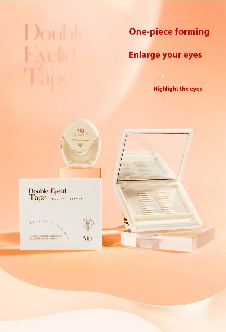 Double Eyelid Stickers Set with Crescent and Olive Shapes for Natural Look