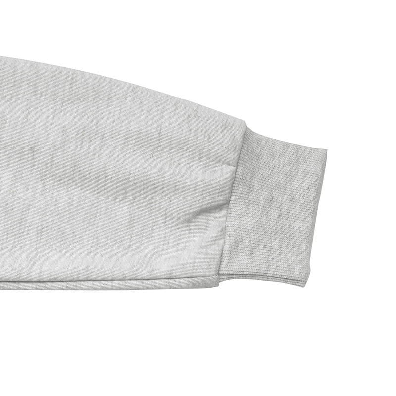 Suéter de jersey de mujer gris claro, manga larga, tallas asiáticas de poliéster de poliéster