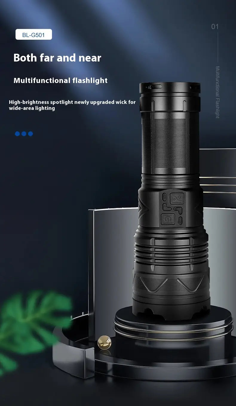 Outdoor Multifunctional Zoom Strong Wire Strap Box with Light Flashlight