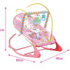 Silla mecedora para bebé Cuna mecedora portátil plegable con mosquitero  - Silla Mecedora Rosa con Tienda