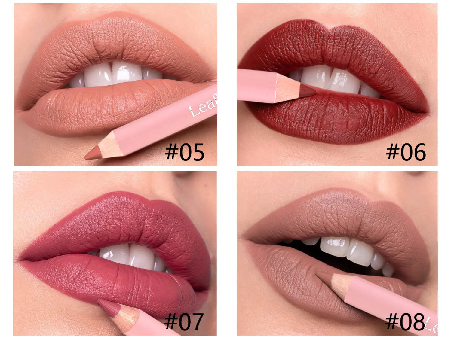 Single Lip Liner for Matte Lipstick and Color Enhancement