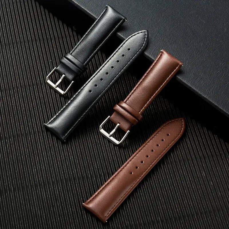 Strap Plain Bamboo Groove Leather