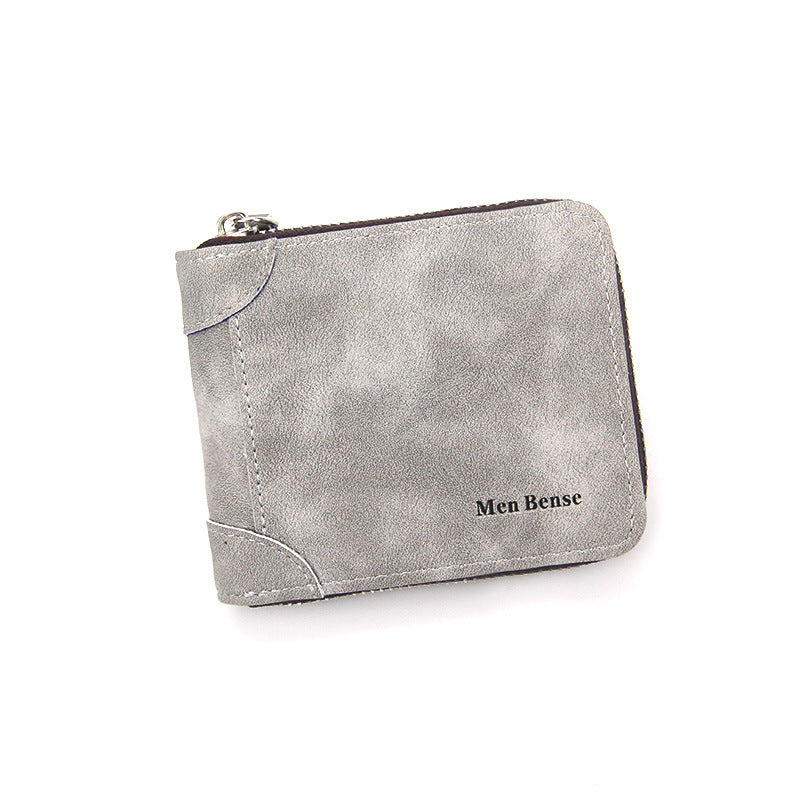 Men’s Simplicity Wallet Fashion Frosted - Simplify Your Style with Men’s Frosted Wallets