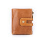 Leather Men’s Wallet Short Vintage Handheld - Vintage Wallet That Fits Your Cash and Sense of Humor