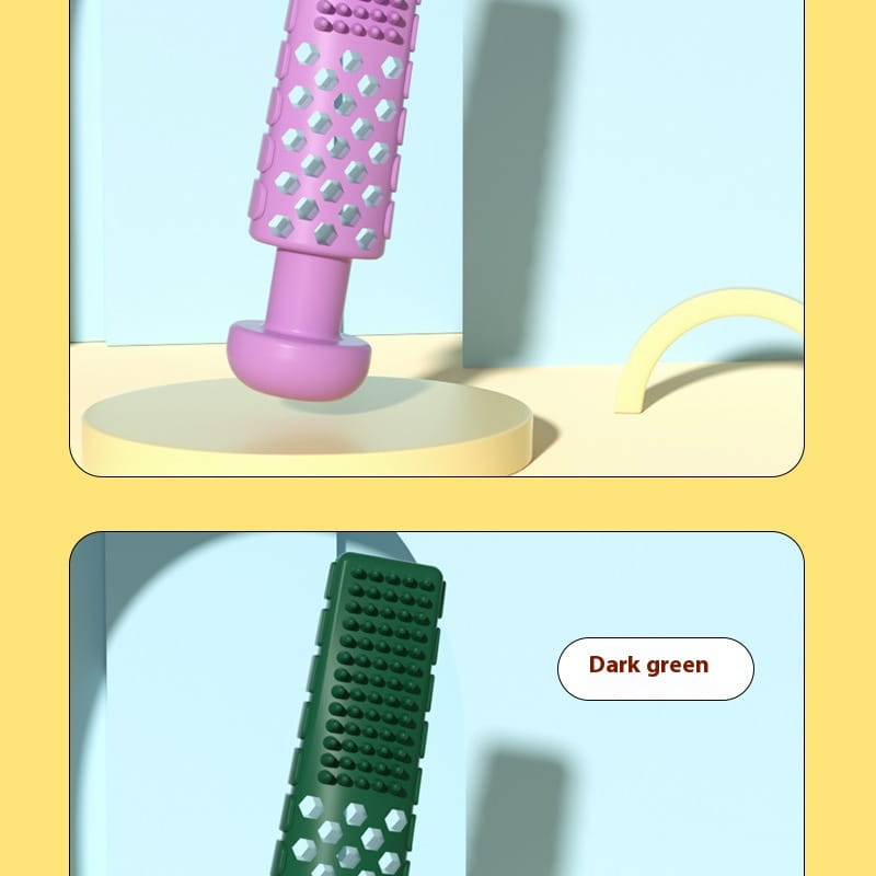 Small Animal Chew Toy TPR molar pinne for tenner rengjør kjæledyr tannpleie