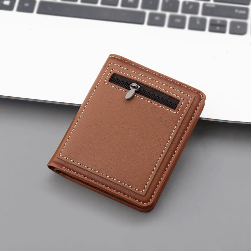 Fashion Personality Vertical Wallet in PU Leather with 20%