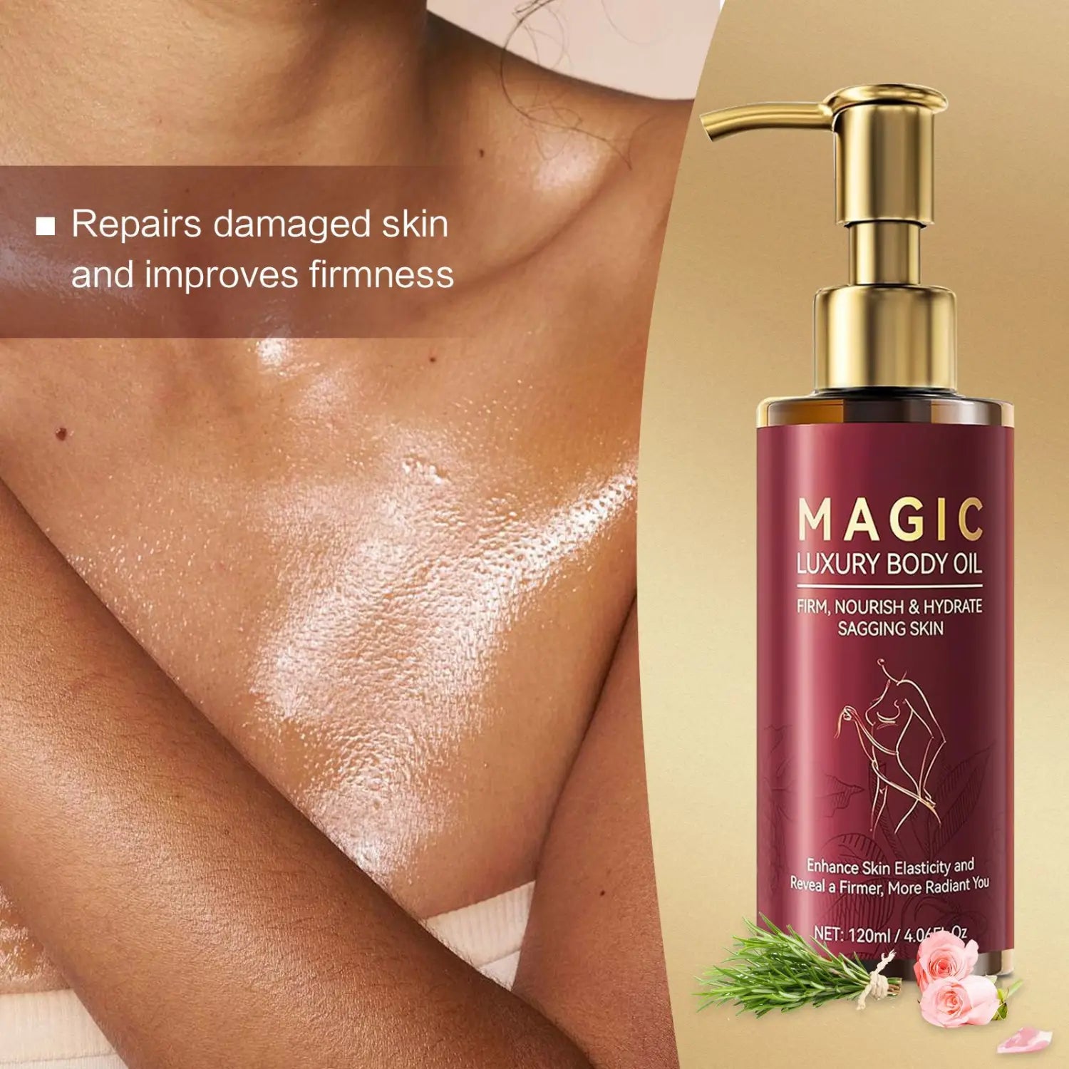 Universelles Körperöl für alle Hauttypen 120 ml feuchtigkeitsspendende Formel