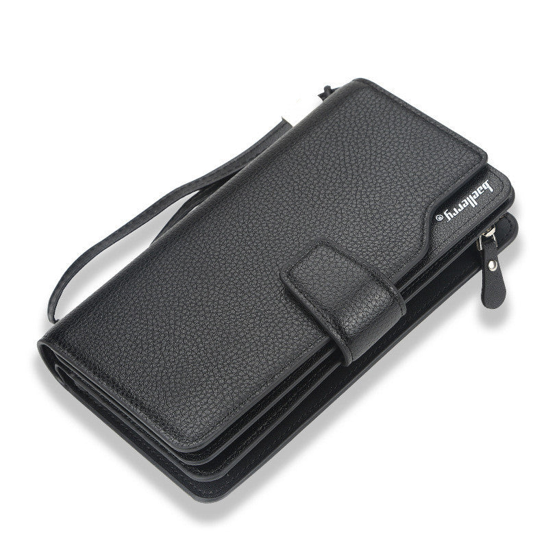 Men’s Long European And American Large-capacity Clutch - Clutch Like a Boss with Room for All Your Stuff