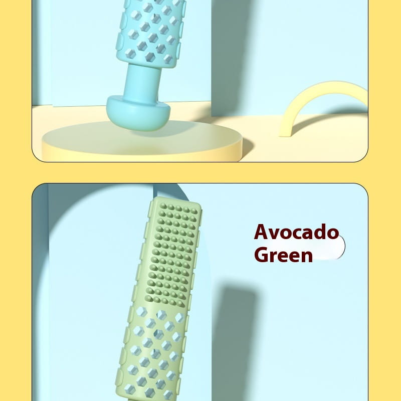 Small Animal Chew Toy TPR molar pinne for tenner rengjør kjæledyr tannpleie