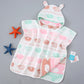 Children’s Bath Towel Cape With Cap Pure Cotton Gauze