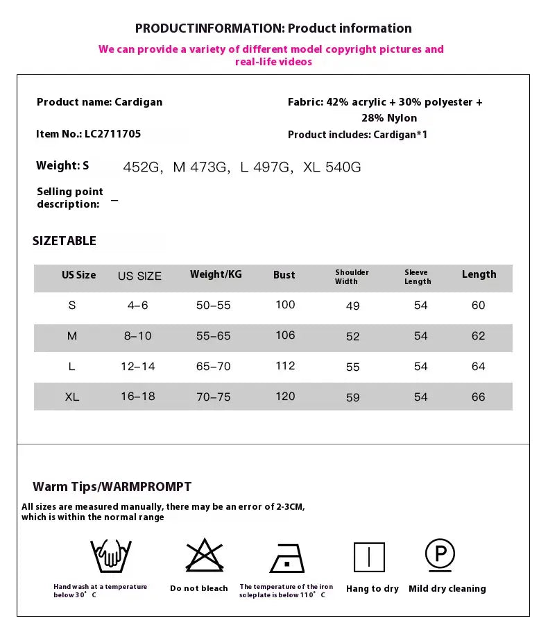 Różowy kwiatowy sweter z dzianiny 3D dla kobiet luźne akrylowe sweter do xl