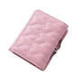 Short Chic Embroidery Thread Small Wallet Female Fresh - Short Chic Wallet for Stylish Coin Connoisseurs