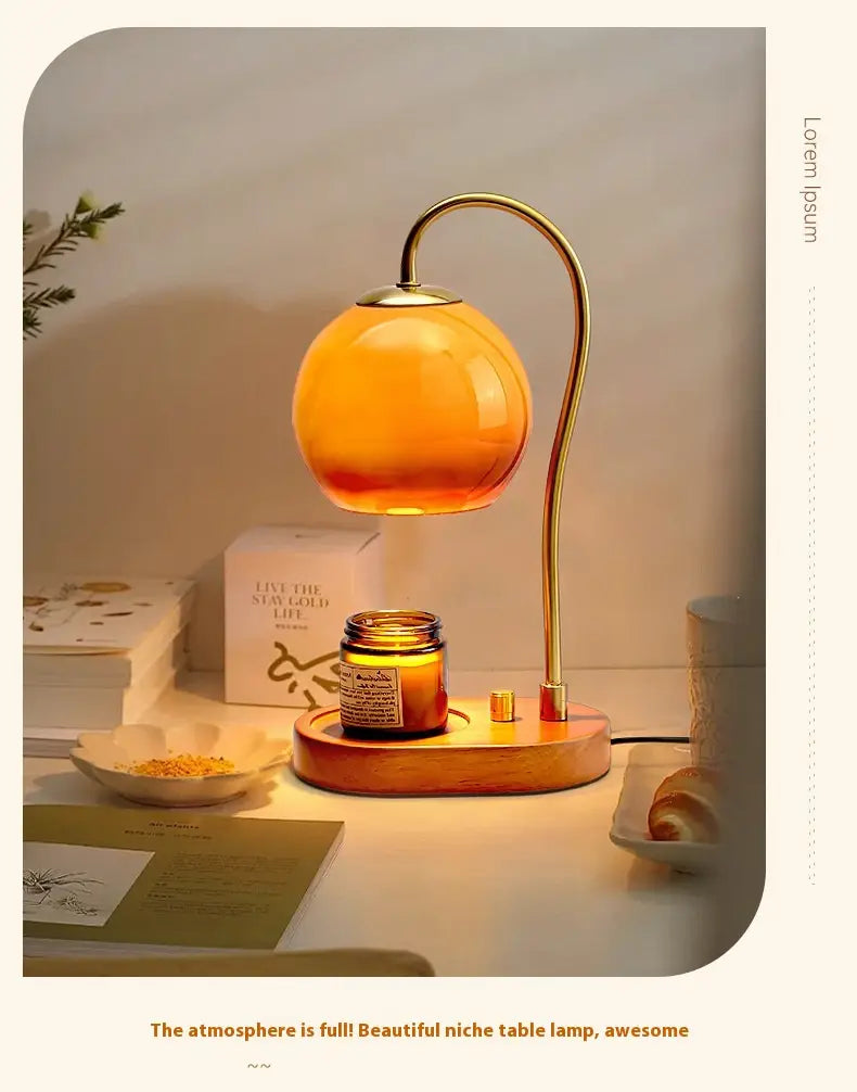 Creative Melting Wax Lamp with Aromatherapy Timing Dimming for Relaxation