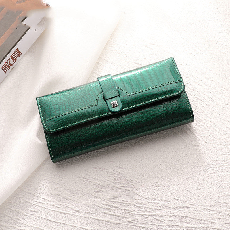 Women’s Summer New Bright Leather Wallet - Brighten Up Your Summer with a Snazzy Wallet