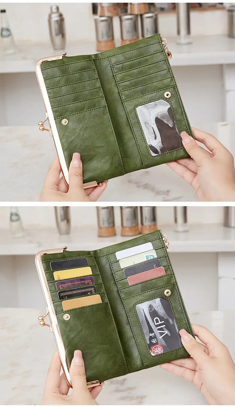 Veekindel polüester-rahakott mitme värviga, kulumiskindla PU voodriga