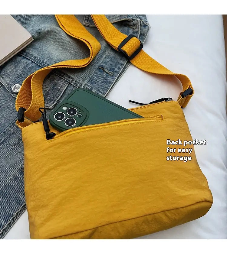 Sac à corps croisé en toile de voyage avec poche de téléphone pour les femmes en plusieurs couleurs