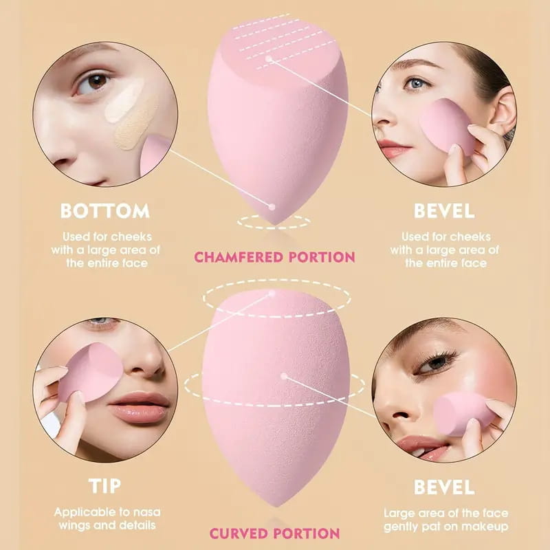 Egg Makeup Set for Face Wash Skin Care and Cosmetic Application