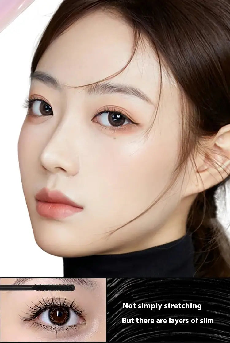Waterproof Long Curling Black Mascara for Thick Voluminous Lashes