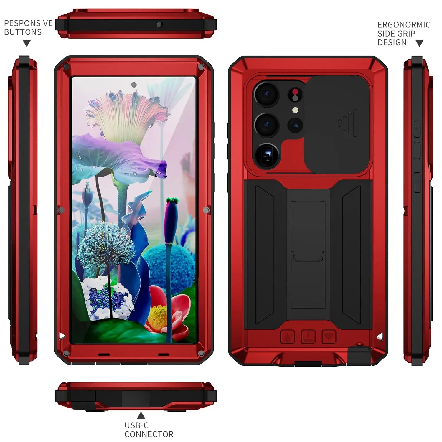 Colorful Samsung Mobile Phone Shell with Shockproof and Anti-Fall Protection