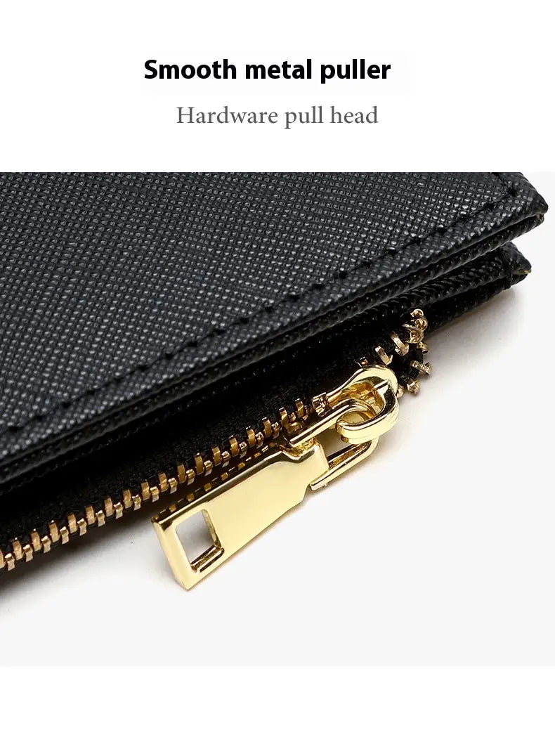 Waterproof Leather Wallet for Men and Women with RFID Blocking Protection