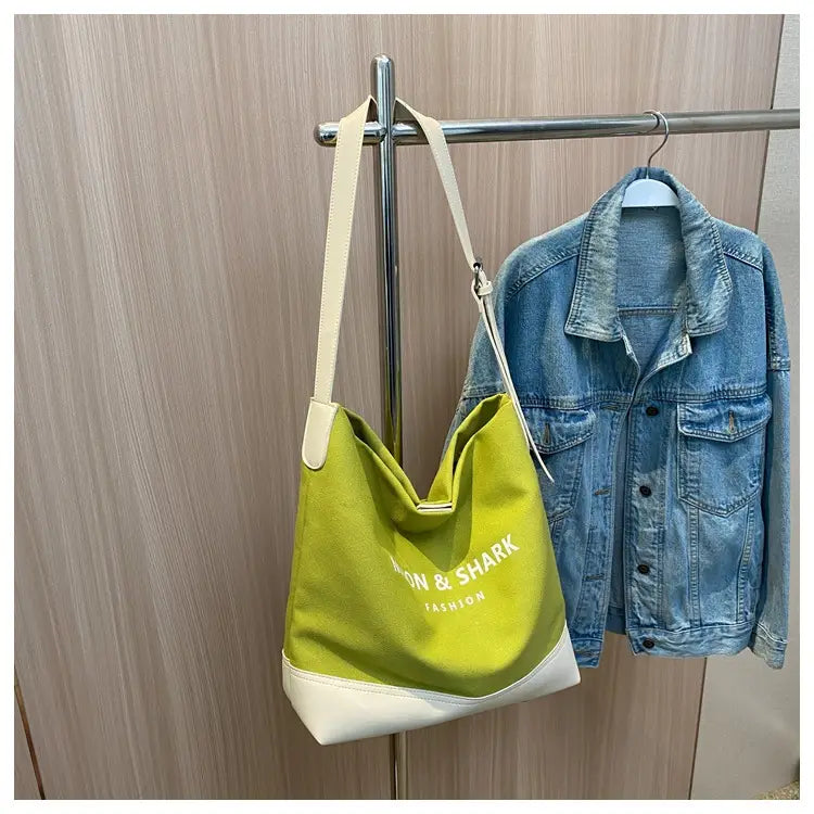 Sac fourre-tout sur toile avec poches à fermeture éclair