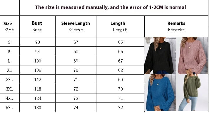 Yksiväinen pitkähihainen lyhtypusero japanilainen korealainen rento toppi