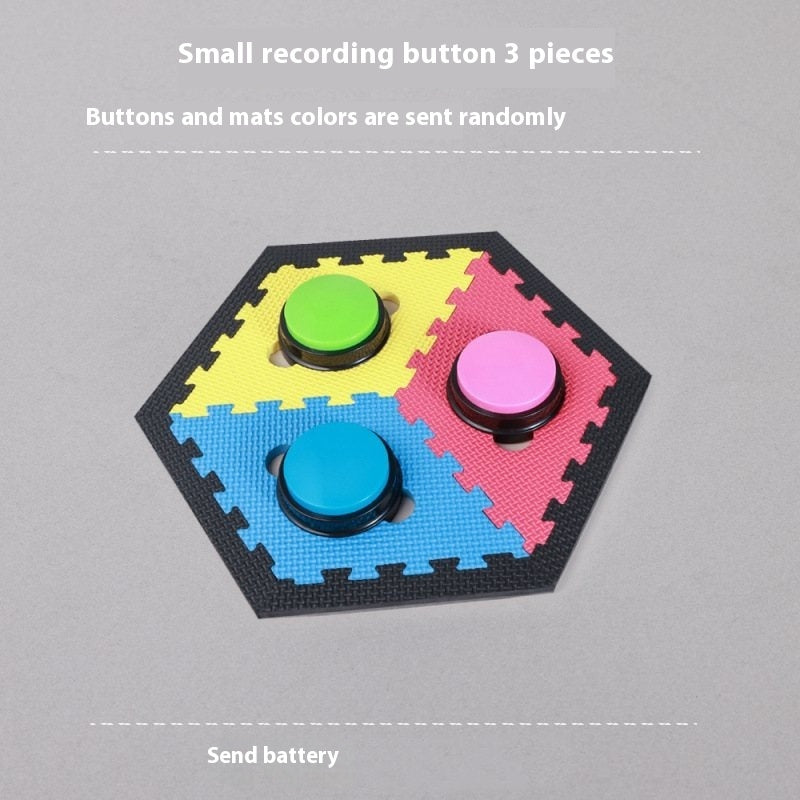 5cm Small Recording Button with Cushion Edge Straps for Pet Training - Teleplus small recording button]