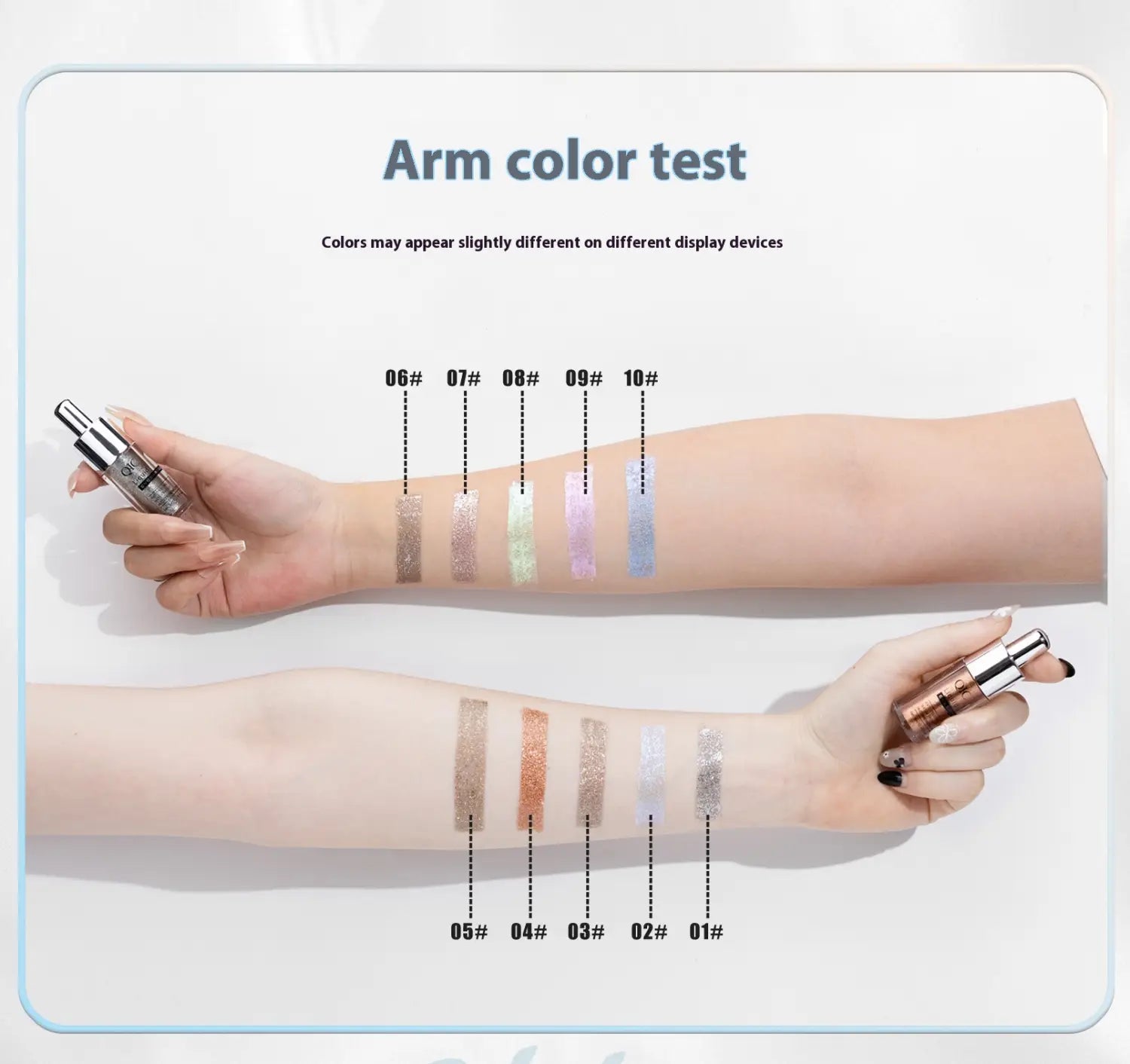 Multi Color Eye Shadow Palette Long Lasting Matte and Shimmer Shades 5ml