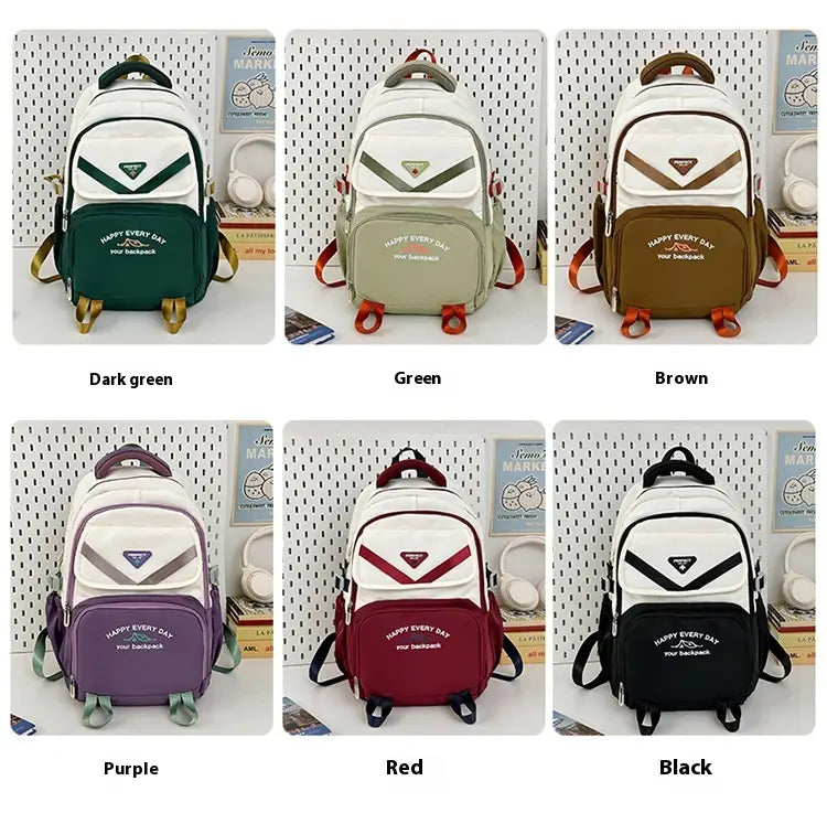 Backpack unisex Nylon School BOOK LIGHTRABAG più colori